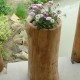 Dřevěný stojatý květináč